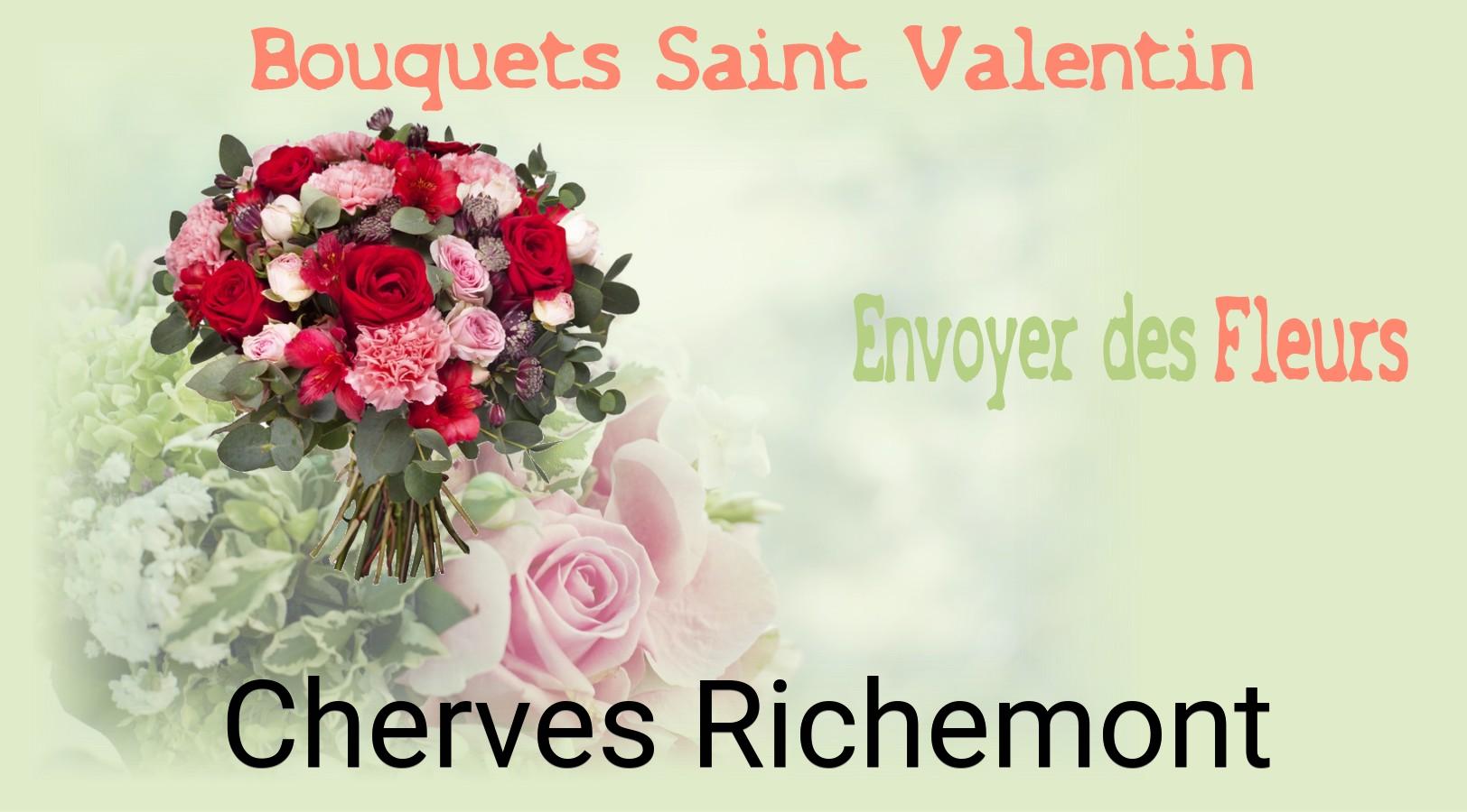 Roses de Saint-Valentin livrées à Cherves-Richemont